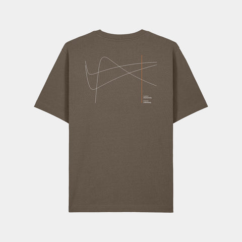 Curve Short Sleeve T-shirt - Mocha