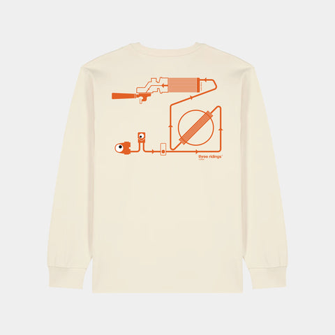 Tech Long Sleeve T-shirt - Natural Raw