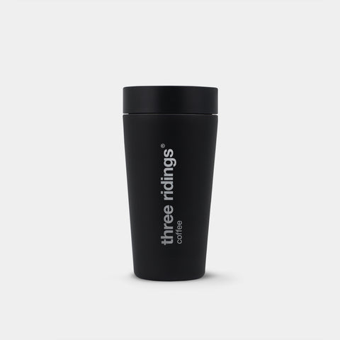 Three Ridings x Circular & Co 12oz Branded Travel Mug - Black