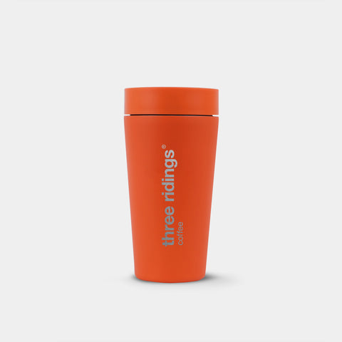 Three Ridings x Circular & Co 12oz Branded Travel Mug - Orange