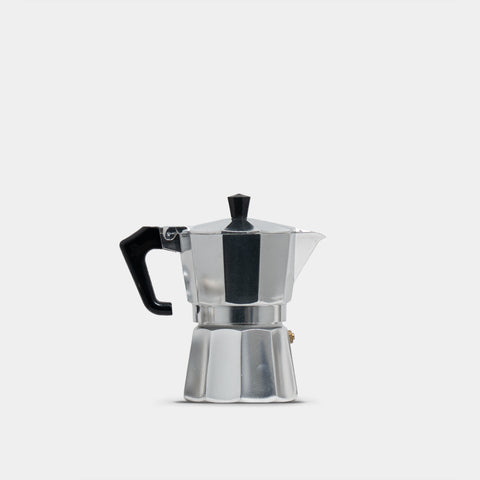 Pezzetti Aluminium 3 Cup Moka Pot - Silver