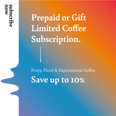 Limited Coffee gift prepaid for 6 or 12 months