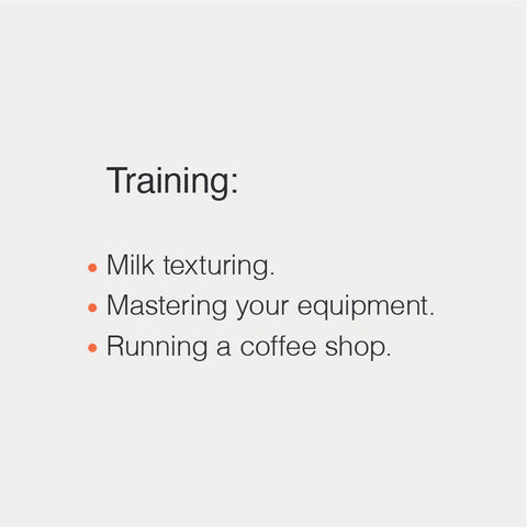 Coffee Partnership Training - Milk Texturing - Mastering Your Equipment - Running a coffee shop