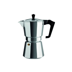 Pezzetti Stove Top Coffee Brewer - 6 Cup - Aluminium